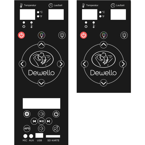 Dewello Infrarotkabine  LAVAL PLUS 135cm 105cm inkl. Keramikstrahler, Bodenstrahler