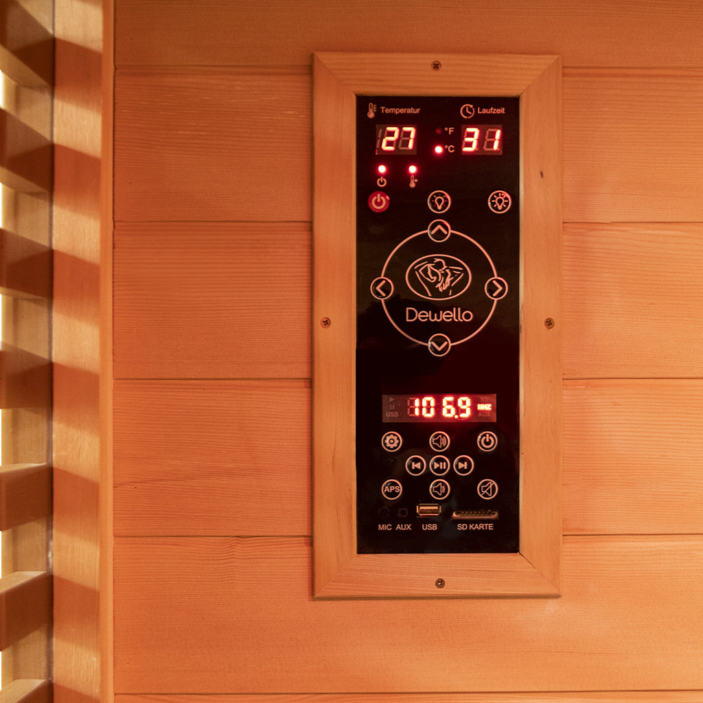 Infrarotkabine HAMLIN 130x105 Keramik