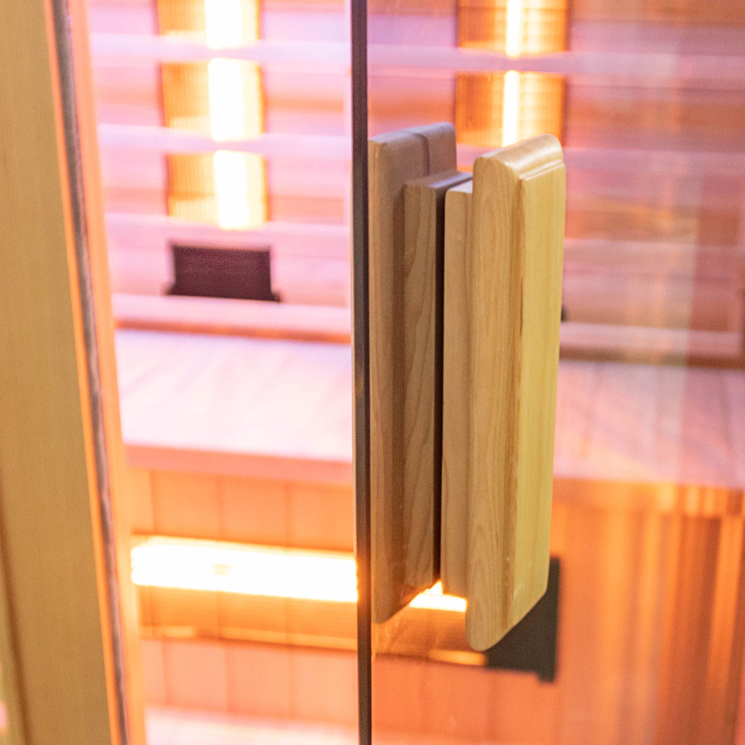 Dewello Infrarotkabine HAMLIN 130cm x 105cm inkl. Vollspektrumstrahler, Bodenstrahler