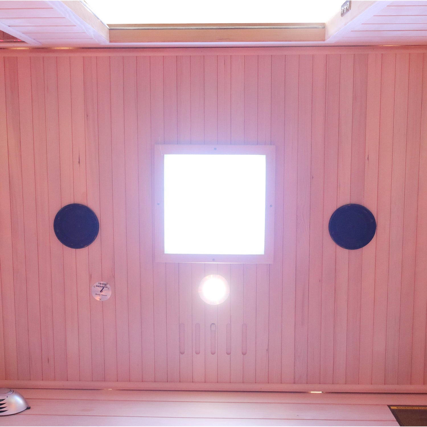 Dewello Infrarotkabine PIERSON 160cm x 105cm inkl. Vollspektrumstrahler, Bodenstrahler