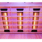 Dewello Infrarotkabine PIERSON 160cm x 105cm inkl. Vollspektrumstrahler, Bodenstrahler