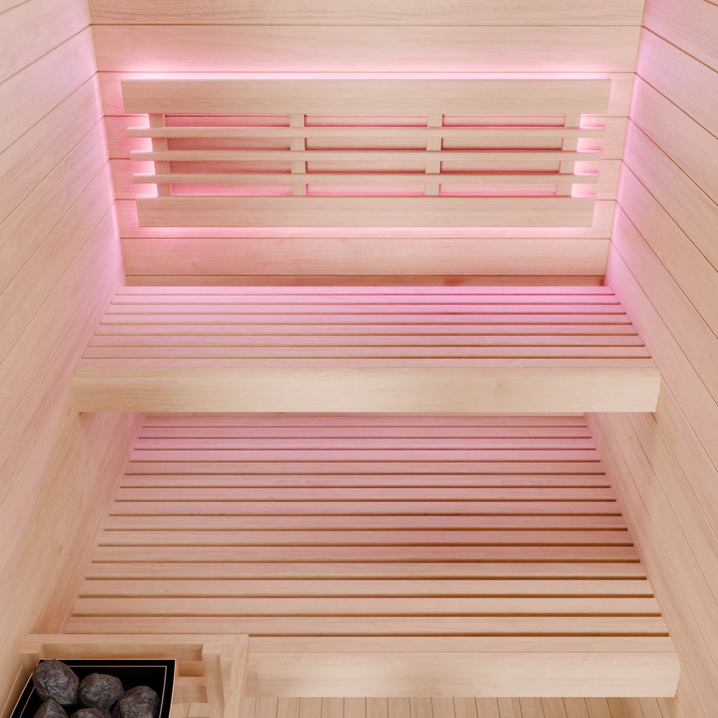 Dewello Finnische Sauna TOFINO 120cm x 140cm