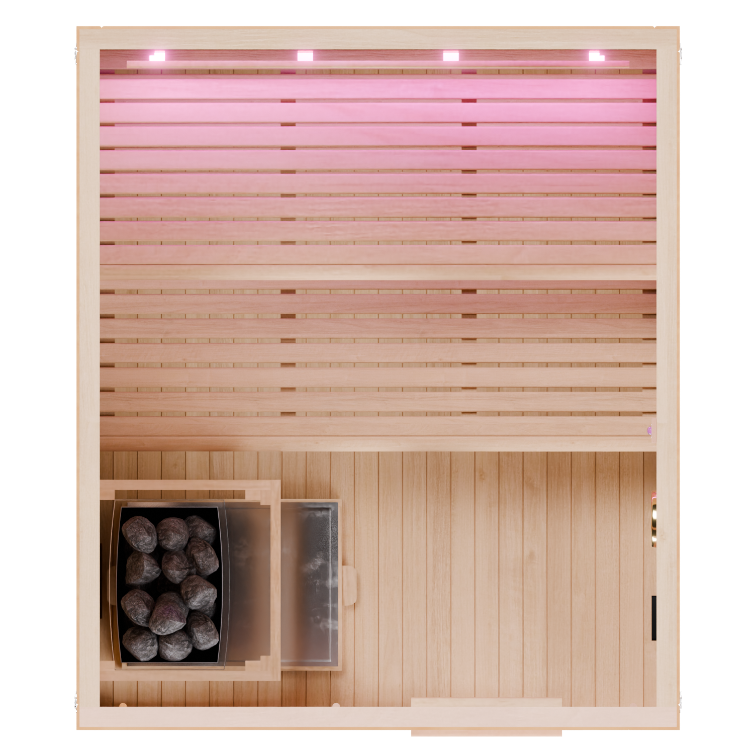 Dewello Finnische Sauna TOFINO 120cm x 140cm