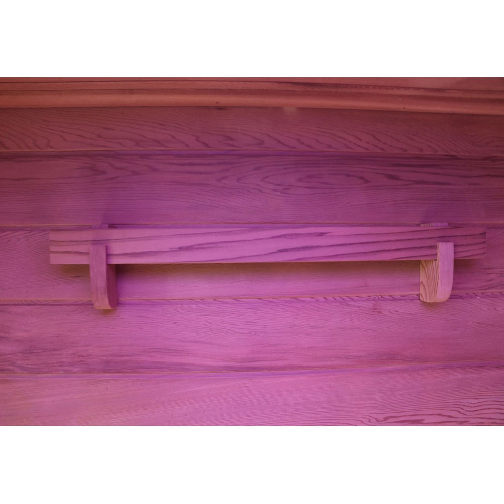 Dewello Infrarotkabine TORONTO 127cm x 106cm inkl. Vollspektrumstrahler, Bodenstrahler