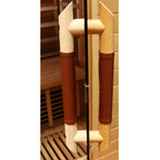 Dewello Infrarotkabine TORONTO 127cm x 106cm inkl. Vollspektrumstrahler, Bodenstrahler