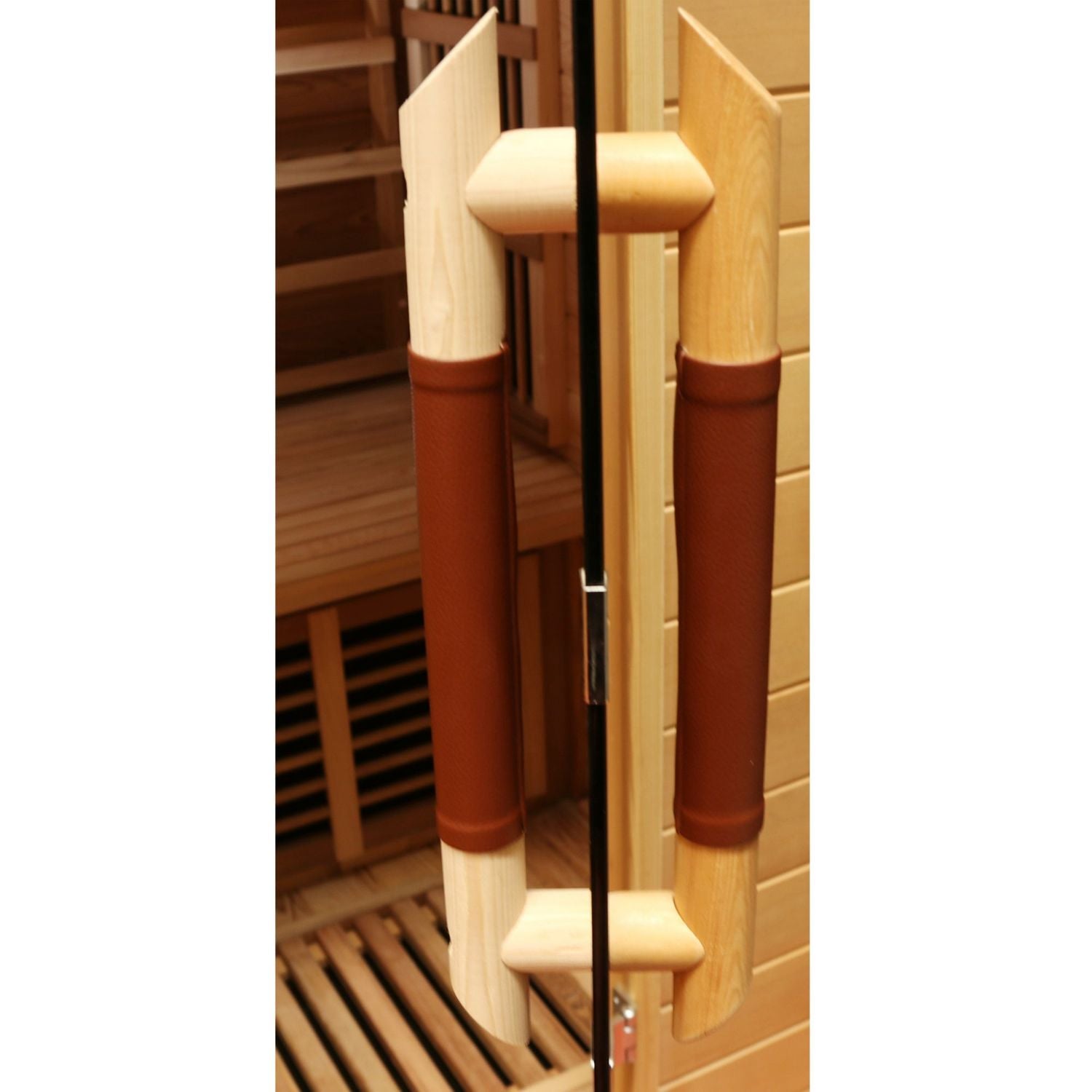 Dewello Infrarotkabine TORONTO 127cm x 106cm inkl. Vollspektrumstrahler, Bodenstrahler