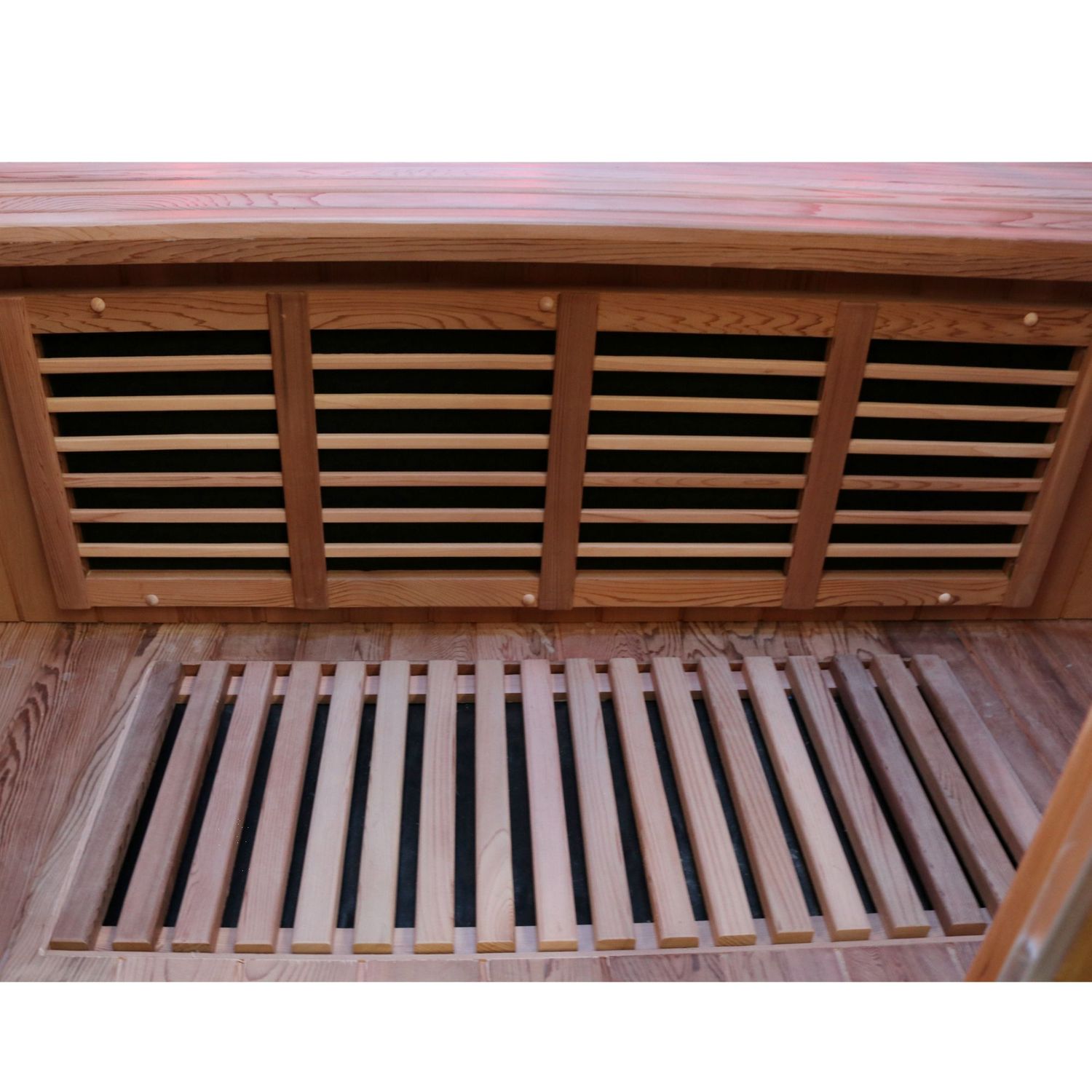 Dewello Infrarotkabine  TORONTO 160cm x 110cm inkl. Vollspektrumstrahler, Bodenstrahler