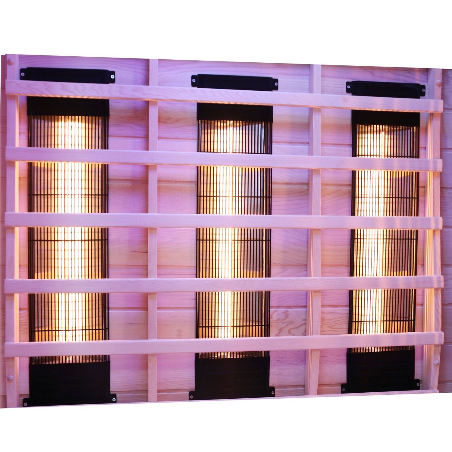 Dewello Infrarotkabine LAKEFIELD 2 120cm x 120cm inkl. Vollspektrumstrahler, Bodenstrahler