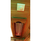 Dewello Infrarotkabine TORONTO 152cm x 152cm inkl. Vollspektrumstrahler, Bodenstrahler