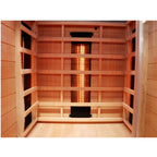 Dewello Infrarotkabine MILTON 90cm x 90cm inkl. Vollspektrumstrahler, Bodenstrahler
