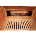Dewello Infrarotkabine MILTON 90cm x 90cm inkl. Vollspektrumstrahler, Bodenstrahler