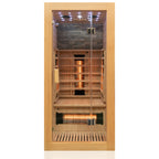 Dewello Infrarotkabine MILTON 90cm x 90cm inkl. Vollspektrumstrahler, Bodenstrahler