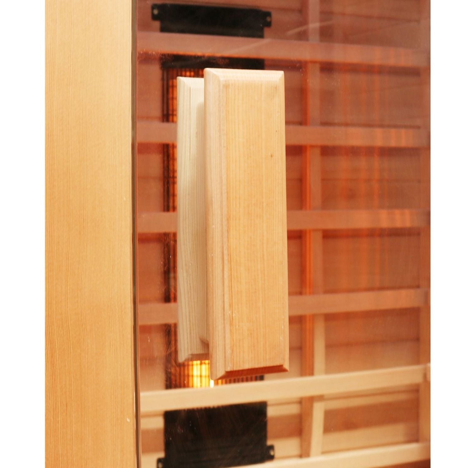 Dewello Infrarotkabine MILTON 90cm x 90cm inkl. Vollspektrumstrahler, Bodenstrahler