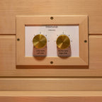 Dewello Infrarotkabine KINGSTON 130cm x 105cm inkl. Vollspektrumstrahler, Bodenstrahler