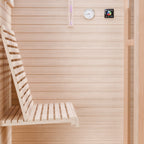 Dewello Finnische Sauna MINTO 120cm x 120cm