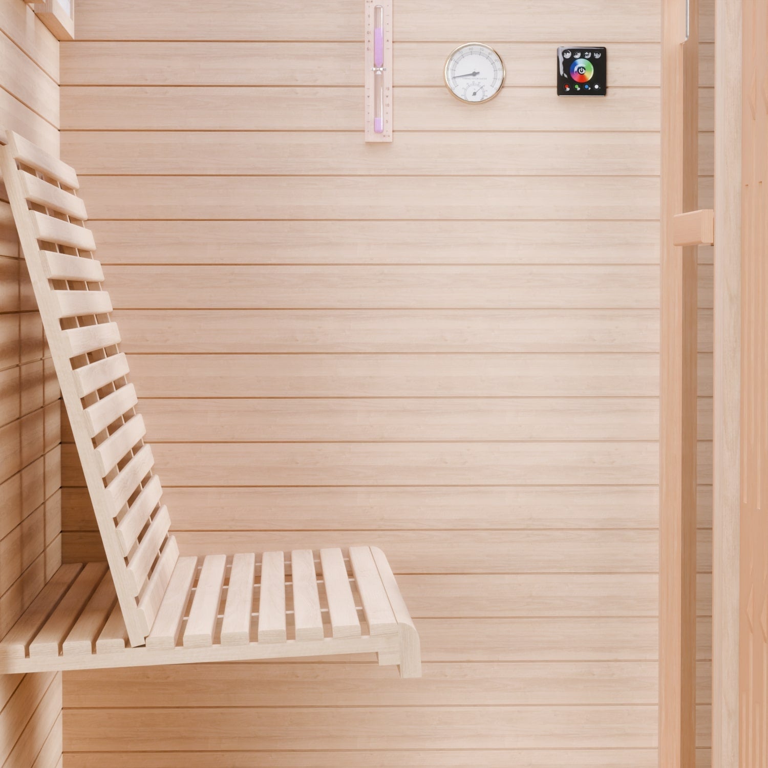 Dewello Finnische Sauna MINTO 120cm x 120cm