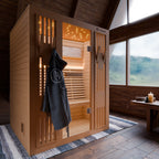 Dewello Finnische Sauna MINTO 150cm x 130cm