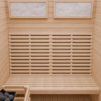 Dewello Finnische Sauna MINTO 150cm x 130cm