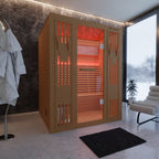 Dewello Finnische Sauna MINTO 150cm x 130cm