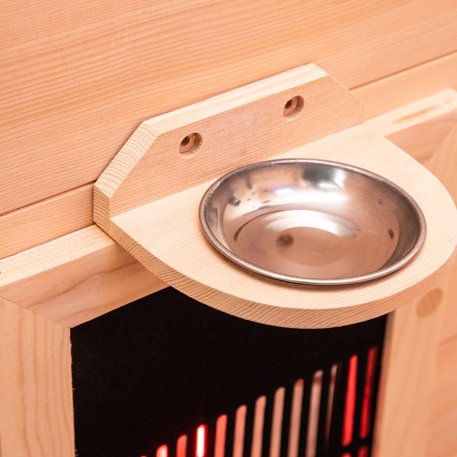 Dewello Infrarotkabine MELVILLE 130cm x 105cm inkl. Vollspektrumstrahler, Bodenstrahler