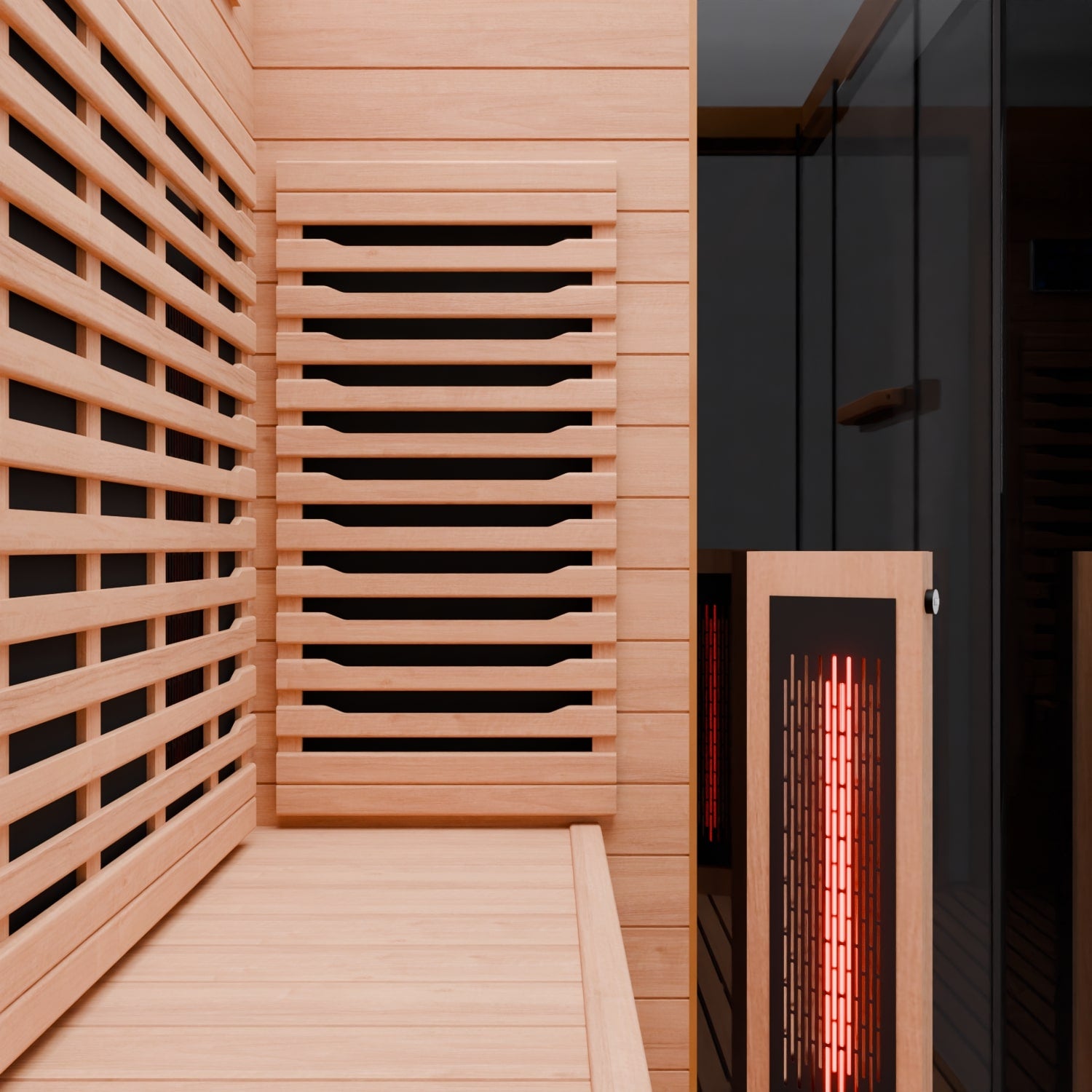 Dewello Infrarotkabine KENORA 130cm x 105cm Infrarot