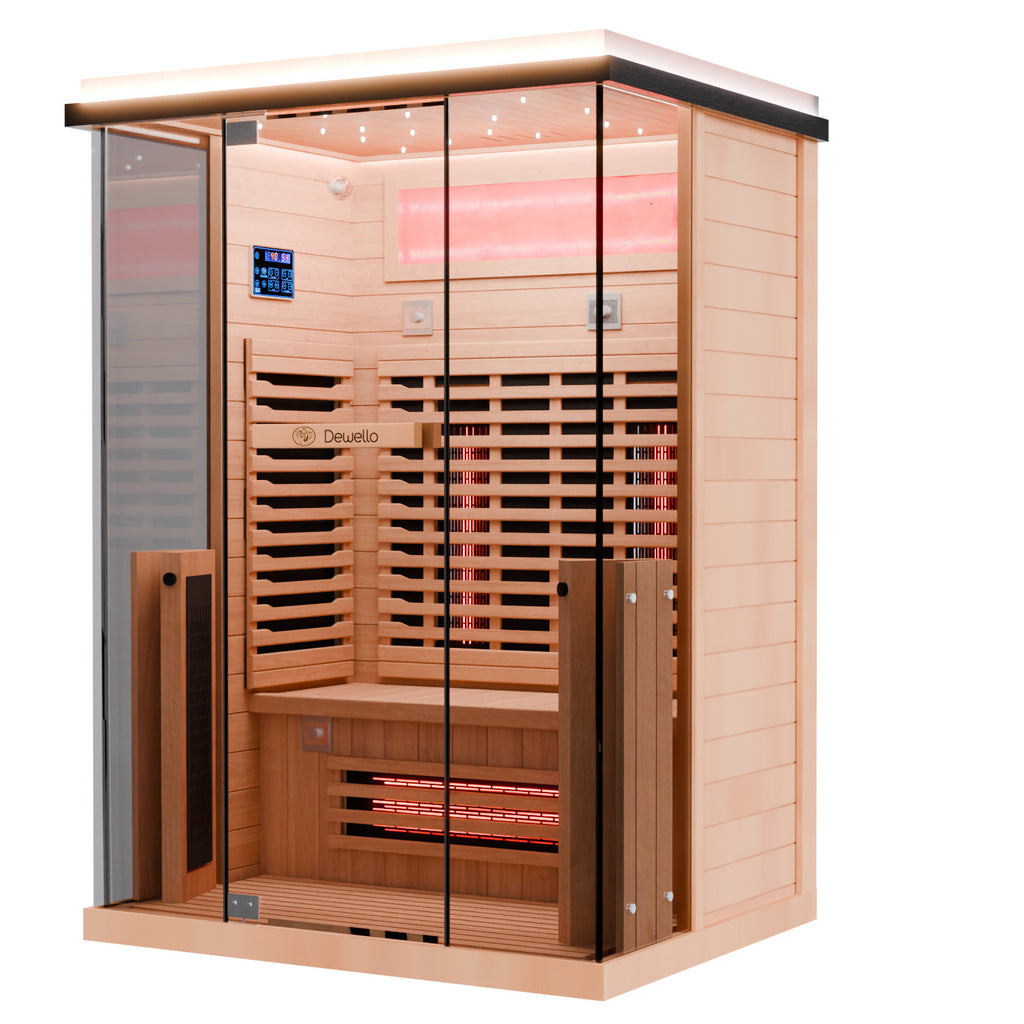 Dewello Infrarotkabine KENORA 130cm x 105cm Infrarot