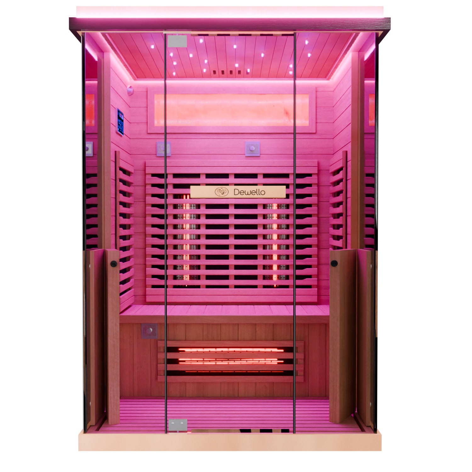 Dewello Infrarotkabine KENORA 130cm x 105cm Infrarot