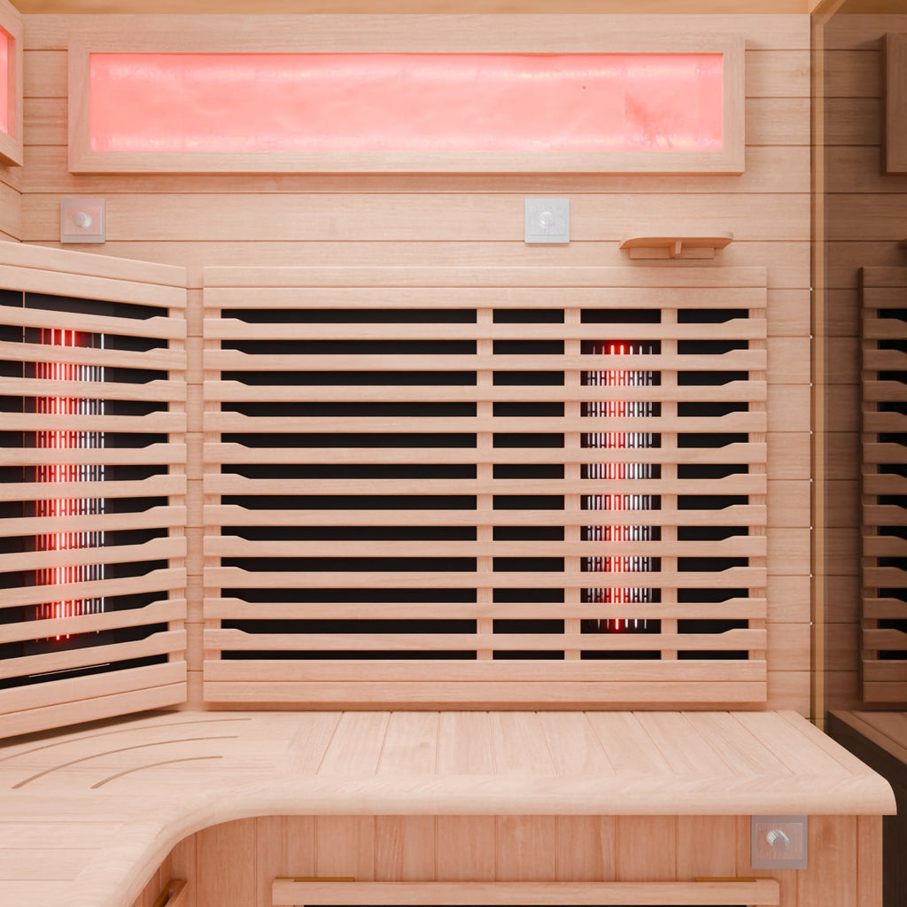 Dewello Infrarotkabine KENORA 160cm x 120cm Infrarotkabine